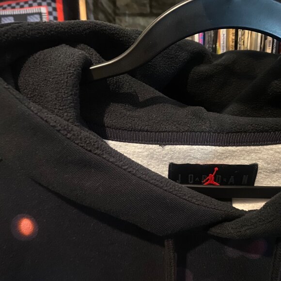 Nike Jordan Jumpman All Over Print Fleece Pullover Hoodie NWT XL 90s MJ 23 - Picture 9 of 11